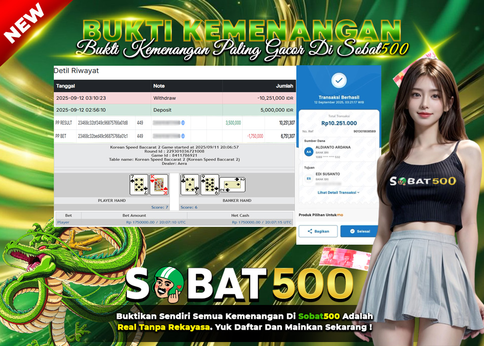 BUKTI JACKPOT KOREAN SPEED BACCARAT 2 TERPERCAYA DI INDONESIA TGL 12-09-2025