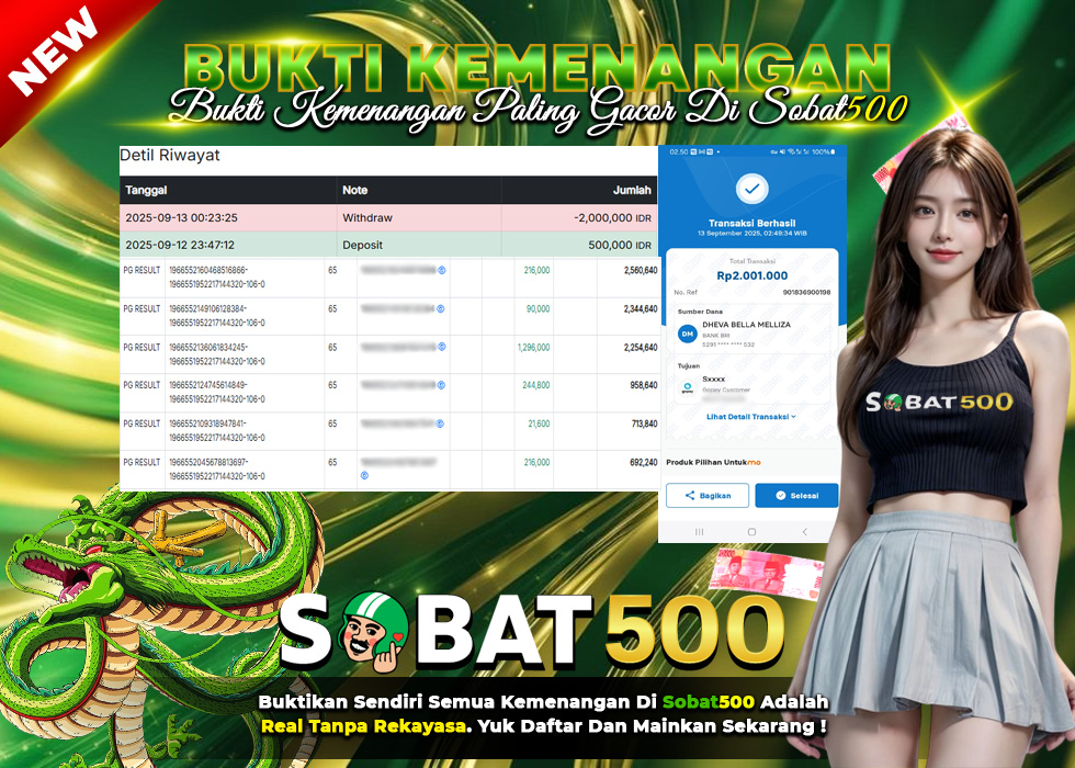 BUKTI JACKPOT SLOT MAHJONG WAYS TERPERCAYA DI INDONESIA TGL 13-09-2025