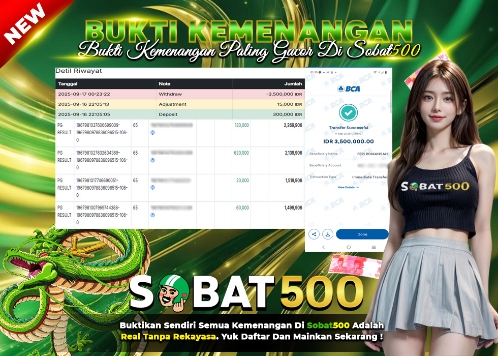 BUKTI JACKPOT SLOT MAHJONG WAYS TERPERCAYA DI INDONESIA TGL 17-09-2025