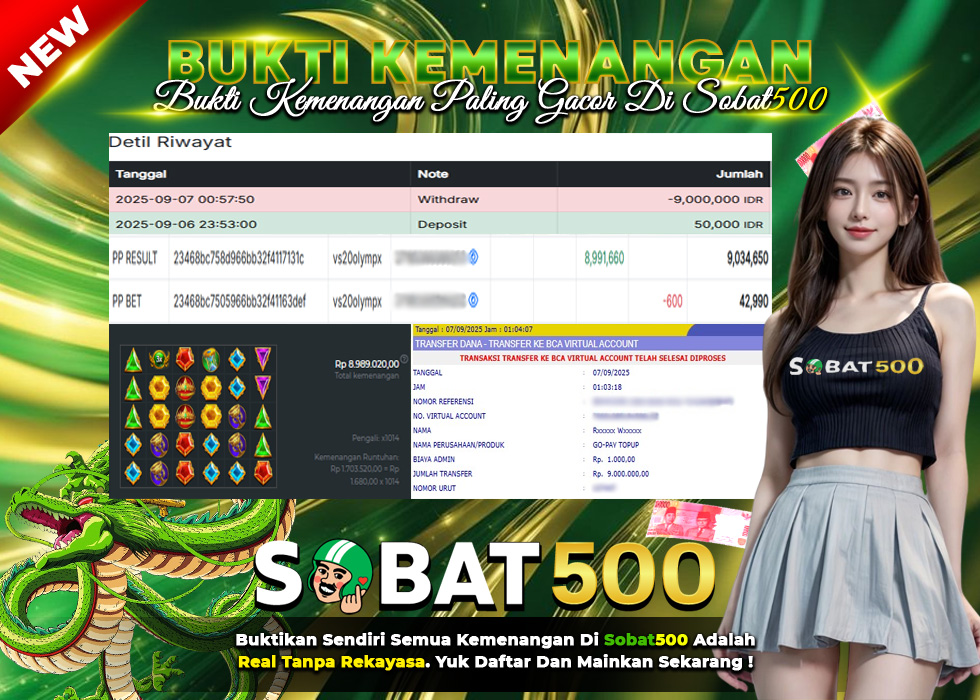BUKTI JACKPOT SLOT GATES OF OLYMPUS 1000 TERPERCAYA DI INDONESIA TGL 07-09-2025