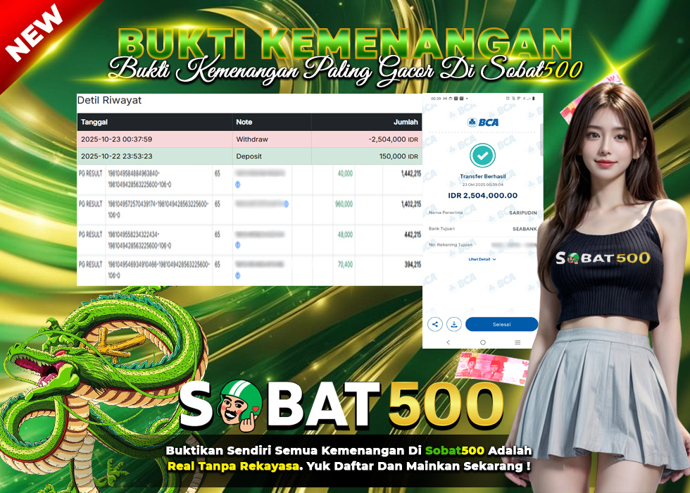 BUKTI JACKPOT SLOT MAHJONG WAYS TERPERCAYA DI INDONESIA TGL 23-10-2025