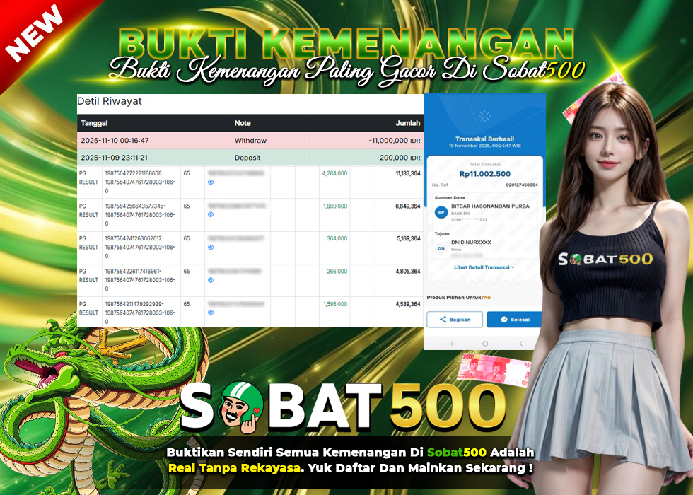 BUKTI JACKPOT SLOT MAHJONG WAYS TERPERCAYA DI INDONESIA TGL 10-11-2025