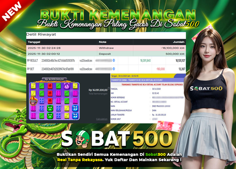 BUKTI JACKPOT SLOT SWEET BONANZA 1000 DICE TERPERCAYA DI INDONESIA TGL 30-11-2025