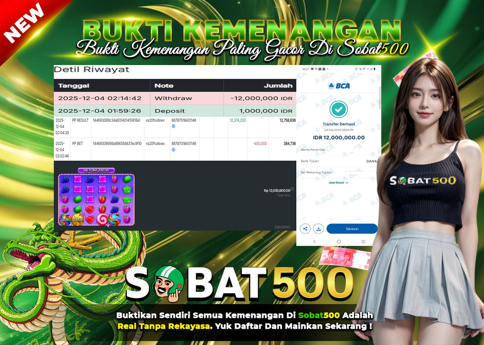 BUKTI JACKPOT SLOT SWEET BONANZA 1000 TERPERCAYA DI INDONESIA TGL 04-12-2025
