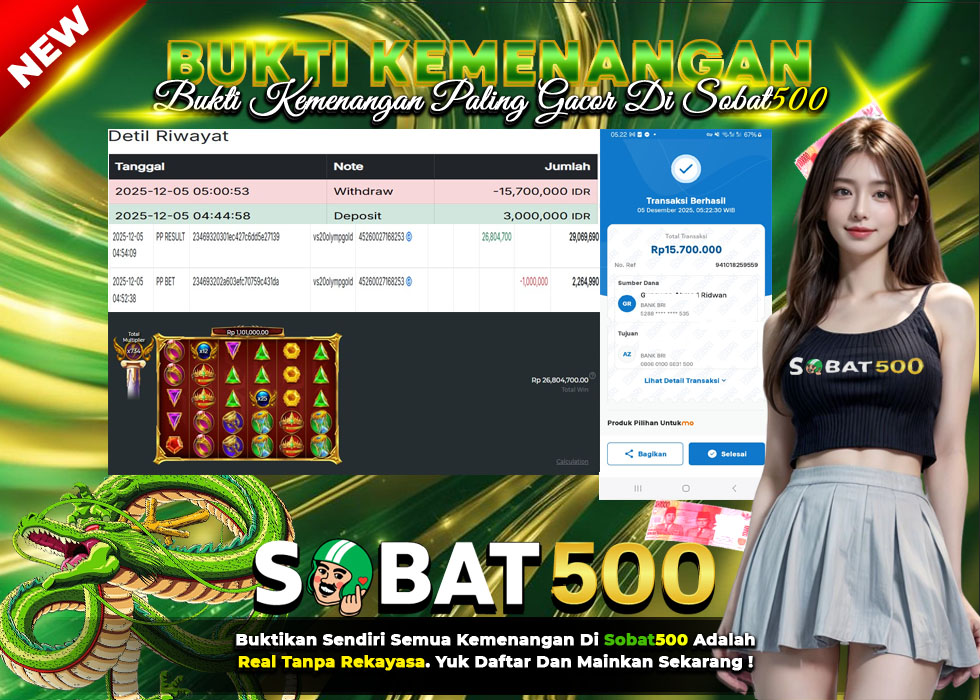 BUKTI JACKPOT SLOT GATES OF OLYMPUS TERPERCAYA DI INDONESIA TGL 05-12-2025