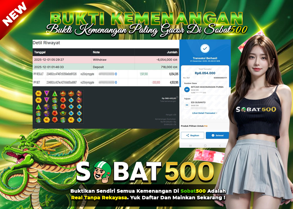 BUKTI JACKPOT SLOT GATES OF OLYMPUS TERPERCAYA DI INDONESIA TGL 01-12-2025