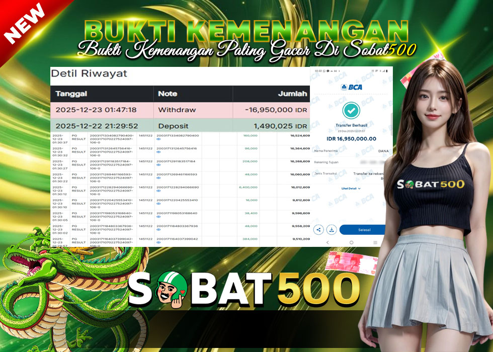 BUKTI JACKPOT SLOT DRAGON HATCH TERPERCAYA DI INDONESIA TGL 23-12-2025