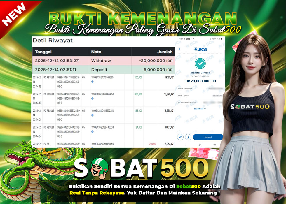 BUKTI JACKPOT SLOT MAHJONG WAYS TERPERCAYA DI INDONESIA TGL 14-12-2025