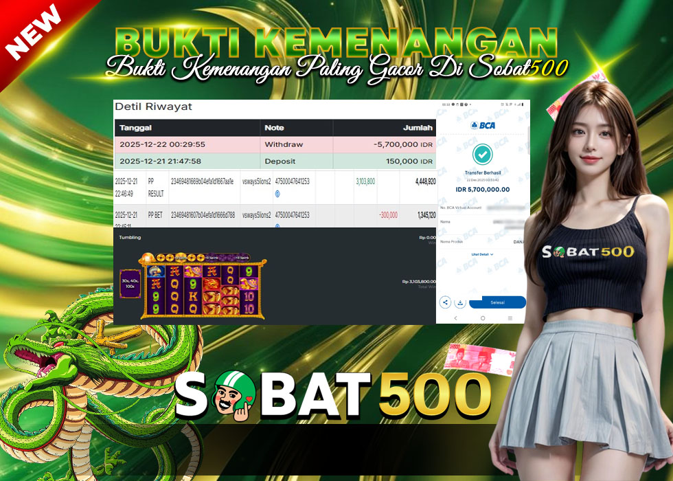 BUKTI JACKPOT SLOT LION 5 WAYS TERPERCAYA DI INDONESIA TGL 22-12-2025
