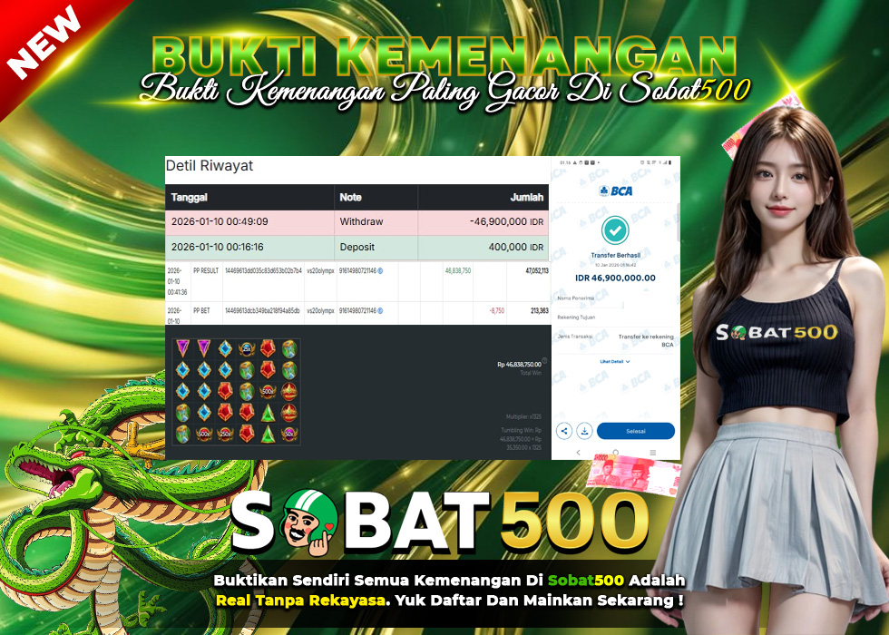 BUKTI JACKPOT SLOT GATES OF OLYMPUS 1000 TERPERCAYA DI INDONESIA TGL 10-01-2026