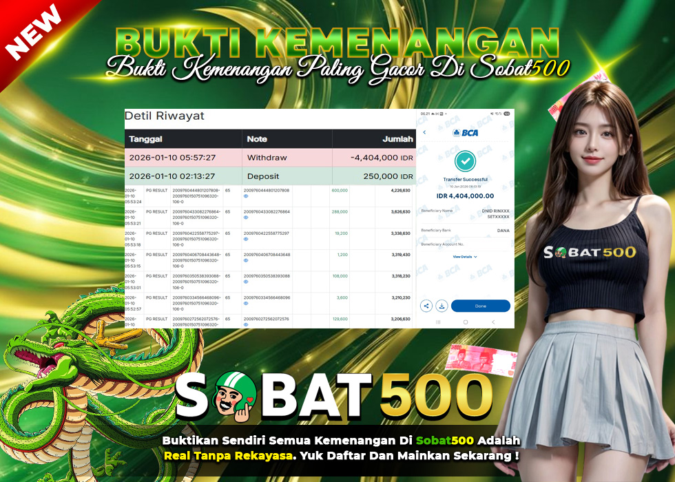 BUKTI JACKPOT SLOT MAHJONG WAYS TERPERCAYA DI INDONESIA TGL 10-01-2026