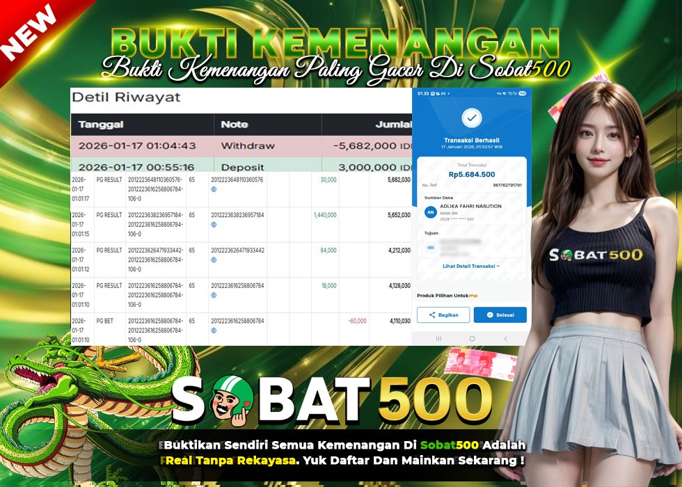BUKTI JACKPOT SLOT MAHJONG WAYS TERPERCAYA DI INDONESIA TGL 17-01-2026