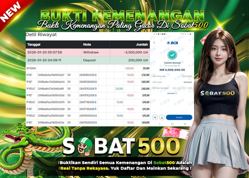 BUKTI JACKPOT SLOT MAHJONG WAYS TERPERCAYA DI INDONESIA TGL 20-01-2026