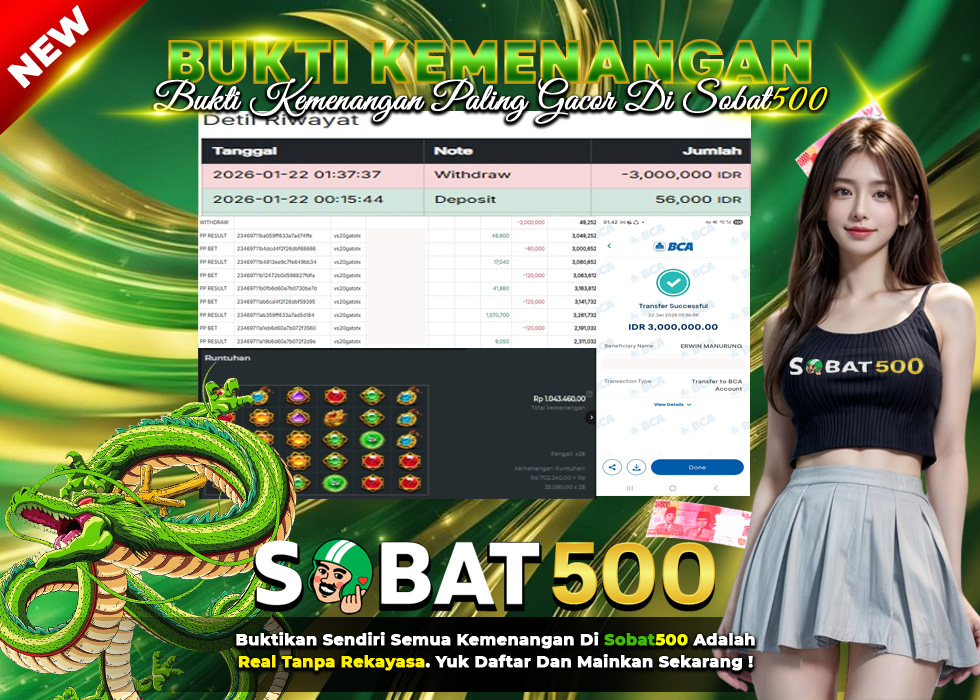 BUKTI JACKPOT SLOT GATES OF GATOT KACA TERPERCAYA DI INDONESIA TGL 22-01-2026