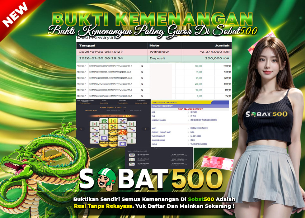 BUKTI JACKPOT SLOT MAHJONG WAYS TERPERCAYA DI INDONESIA TGL 30-01-2026