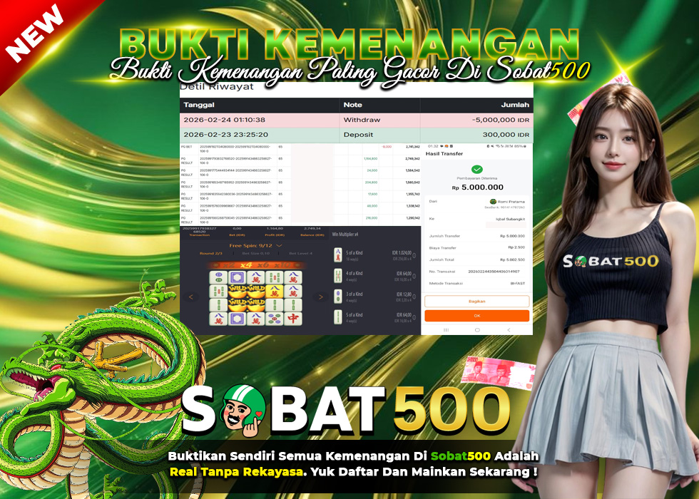 BUKTI JACKPOT SLOT MAHJONG WAYS TERPERCAYA DI INDONESIA TGL 24-02-2026