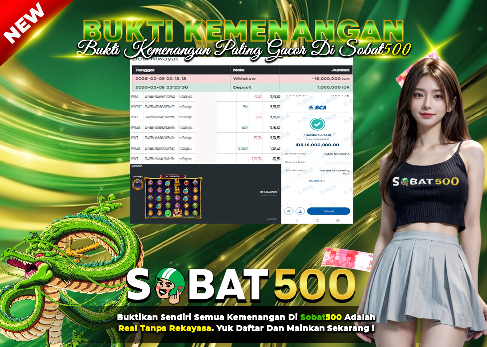 BUKTI JACKPOT SLOT GATES OF GATOT KACA SUPER SCATTER TERPERCAYA DI INDONESIA TGL 09-02-2026