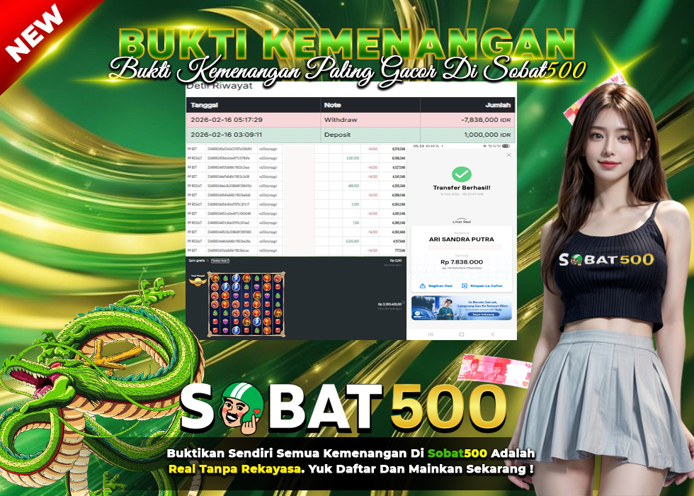 BUKTI JACKPOT SLOT FORTUNE OF OLYMPUS TERPERCAYA DI INDONESIA TGL 16-02-2026