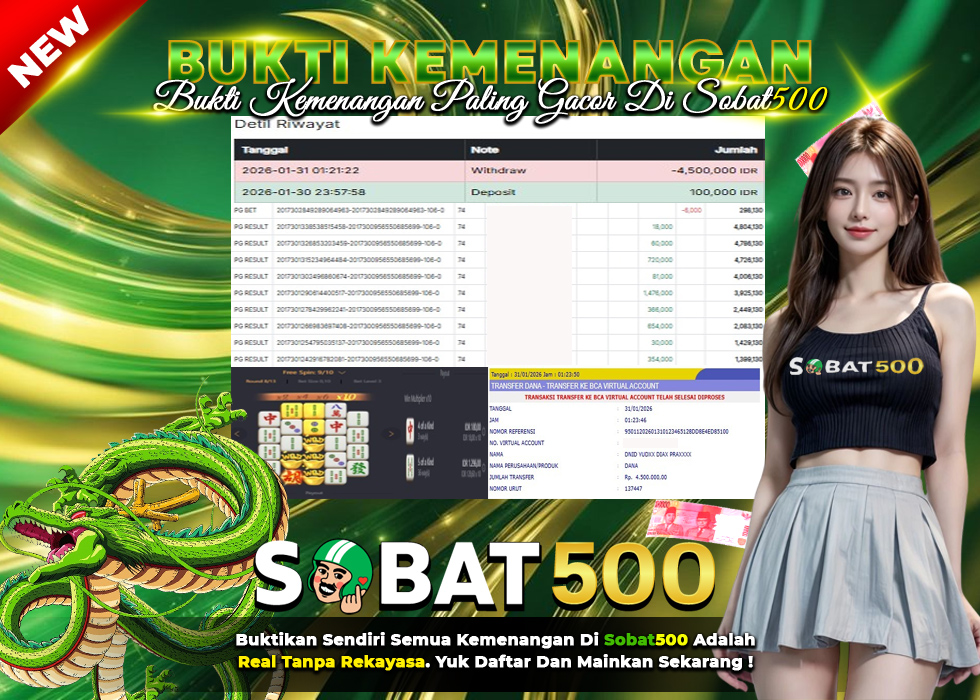 BUKTI JACKPOT SLOT MAHJONG WAYS TERPERCAYA DI INDONESIA TGL 31-01-2026