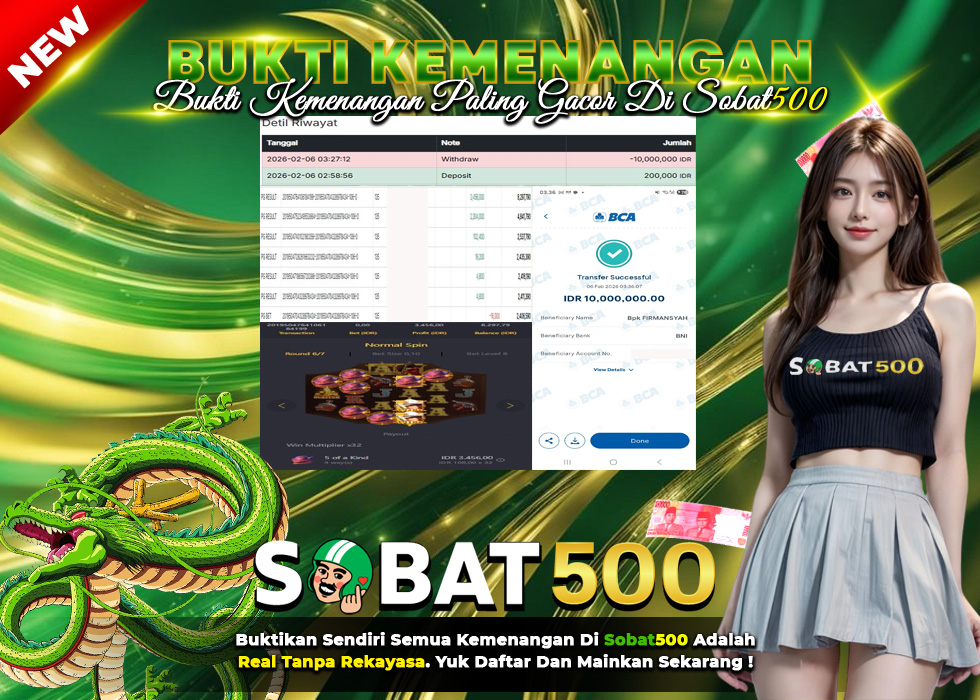 BUKTI JACKPOT WILD BANDITO TERPERCAYA DI INDONESIA TGL 06-02-2026