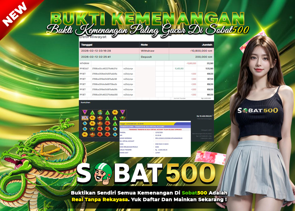 BUKTI JACKPOT SLOT GATES OF OLYMPUS TERPERCAYA DI INDONESIA TGL 12-02-2026