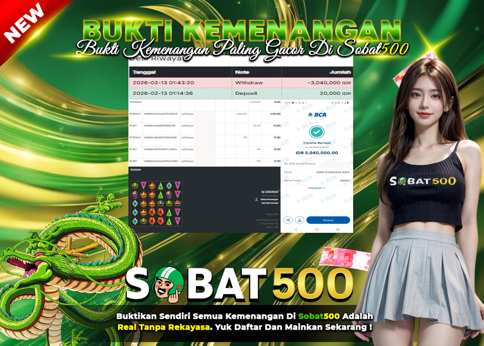 BUKTI JACKPOT SLOT GATES OF OLYMPUS TERPERCAYA DI INDONESIA TGL 13-02-2026