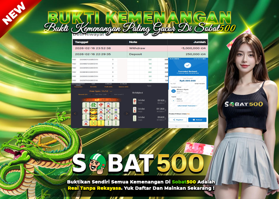 BUKTI JACKPOT SLOT MAHJONG WAYS TERPERCAYA DI INDONESIA TGL 17-02-2026