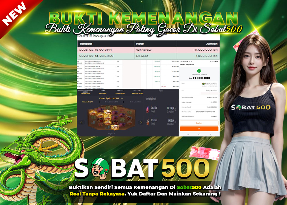 BUKTI JACKPOT SLOT WILD BOUNTY SHOWDOWN TERPERCAYA DI INDONESIA TGL 15-02-2026