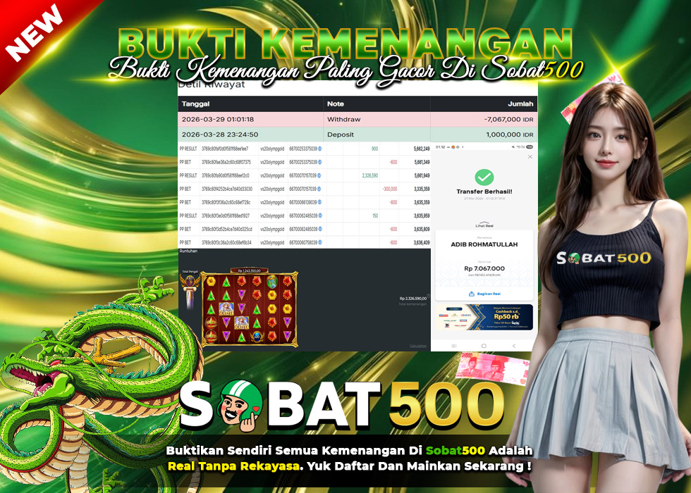 BUKTI JACKPOT SLOT GATES OF OLYMPUS 1000 TERPERCAYA DI INDONESIA TGL 29-03-2026