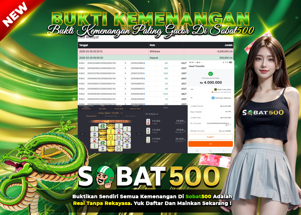 BUKTI JACKPOT SLOT MAHJONG WAYS TERPERCAYA DI INDONESIA TGL 29-03-2026