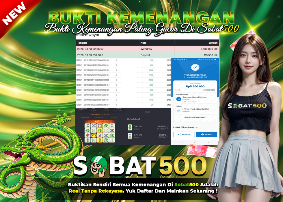 BUKTI JACKPOT SLOT MAHJONG WAYS TERPERCAYA DI INDONESIA TGL 13-03-2026