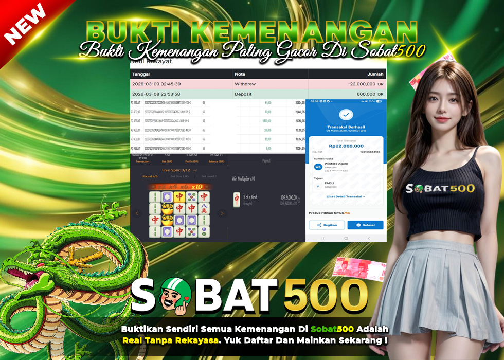 BUKTI JACKPOT SLOT MAHJONG WAYS TERPERCAYA DI INDONESIA TGL 09-03-2026
