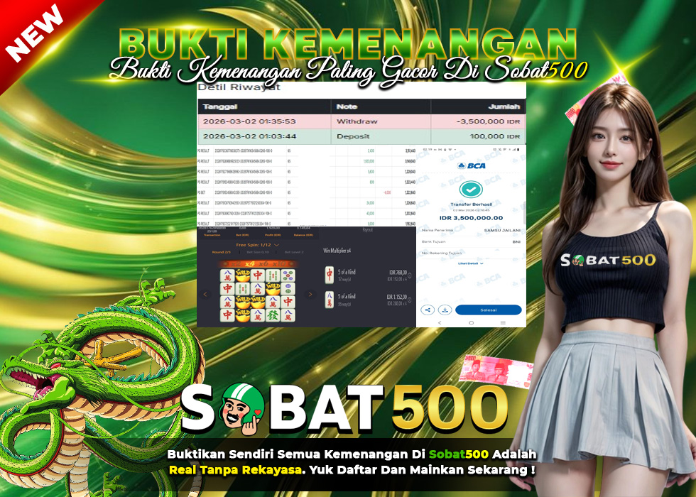 BUKTI JACKPOT SLOT MAHJONG WAYS TERPERCAYA DI INDONESIA TGL 02-03-2026