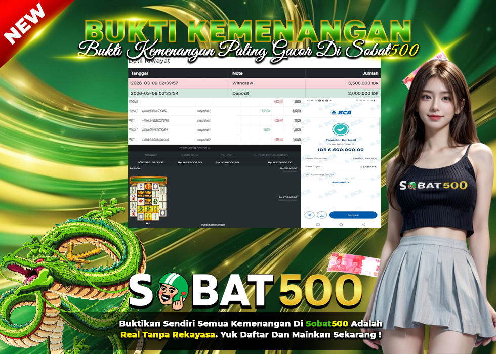 BUKTI JACKPOT SLOT MAHJONG WINS 2 TERPERCAYA DI INDONESIA TGL 09-03-2026
