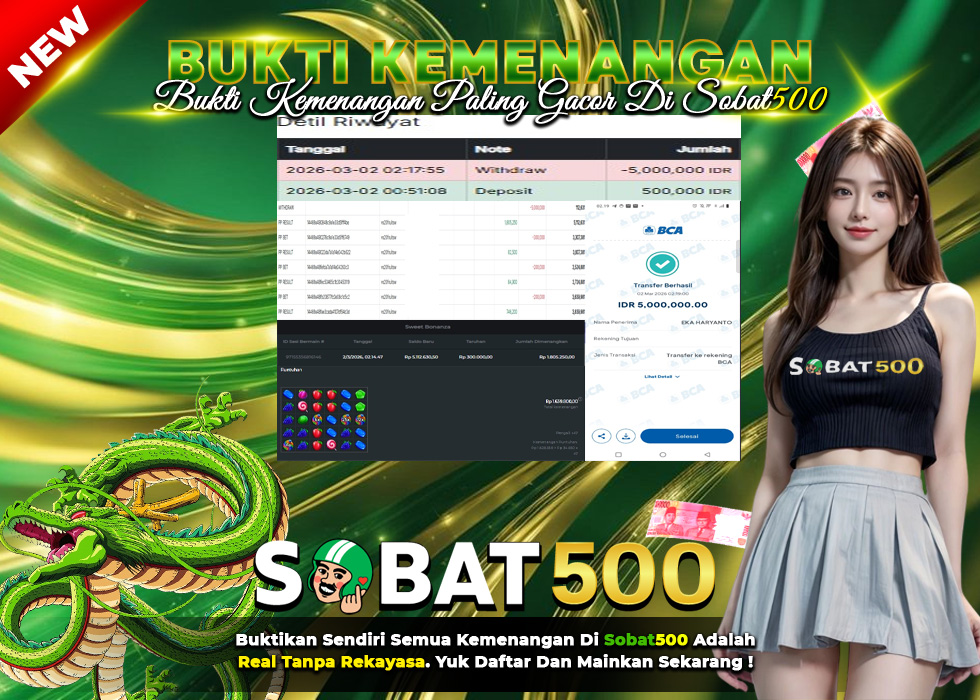 BUKTI JACKPOT SLOT SWEET BONANZA TERPERCAYA DI INDONESIA TGL 02-03-2026