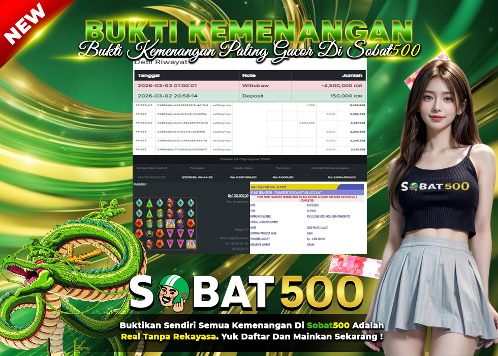 BUKTI JACKPOT SLOT GATES OF OLYMPUS 1000 TERPERCAYA DI INDONESIA TGL 03-03-2026