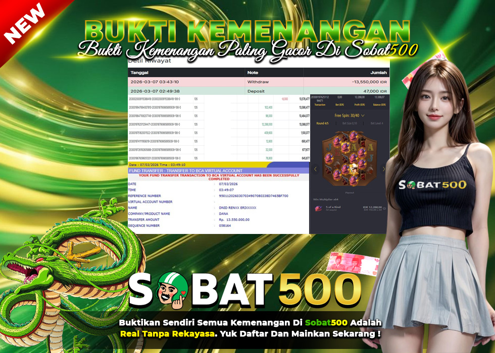 BUKTI JACKPOT SLOT WILD BOUNTY SHOWDOWN TERPERCAYA DI INDONESIA TGL 07-03-2026