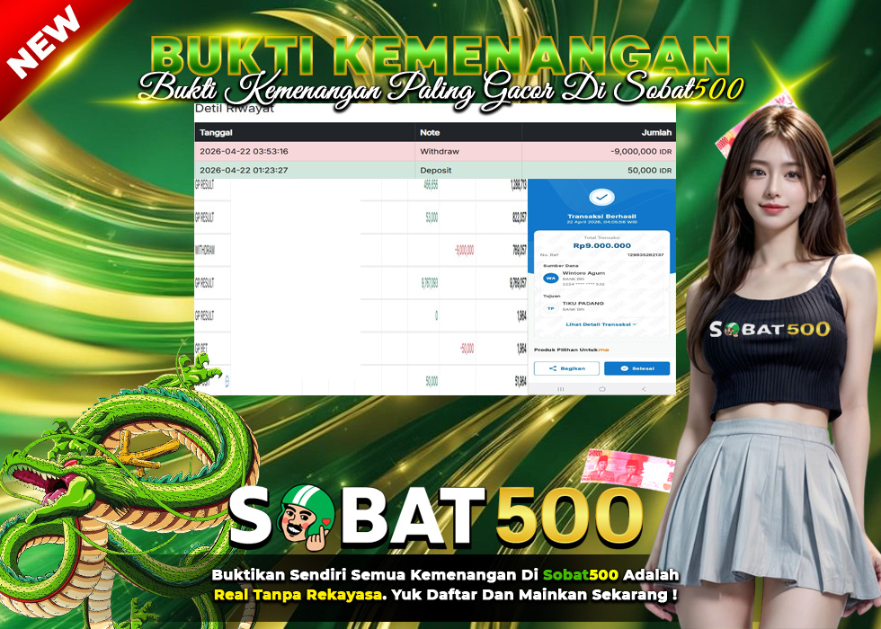 BUKTI JACKPOT SBO SPORT TERPERCAYA DI INDONESIA TGL 22-04-2026