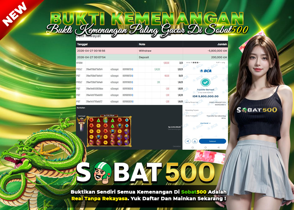 BUKTI JACKPOT SLOT GATES OF OLYMPUS SUPER SCATTER TERPERCAYA DI INDONESIA TGL 27-04-2026