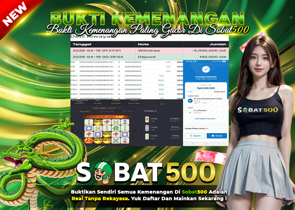 BUKTI JACKPOT SLOT MAHJONG WAYS  TERPERCAYA DI INDONESIA TGL 19-04-2026