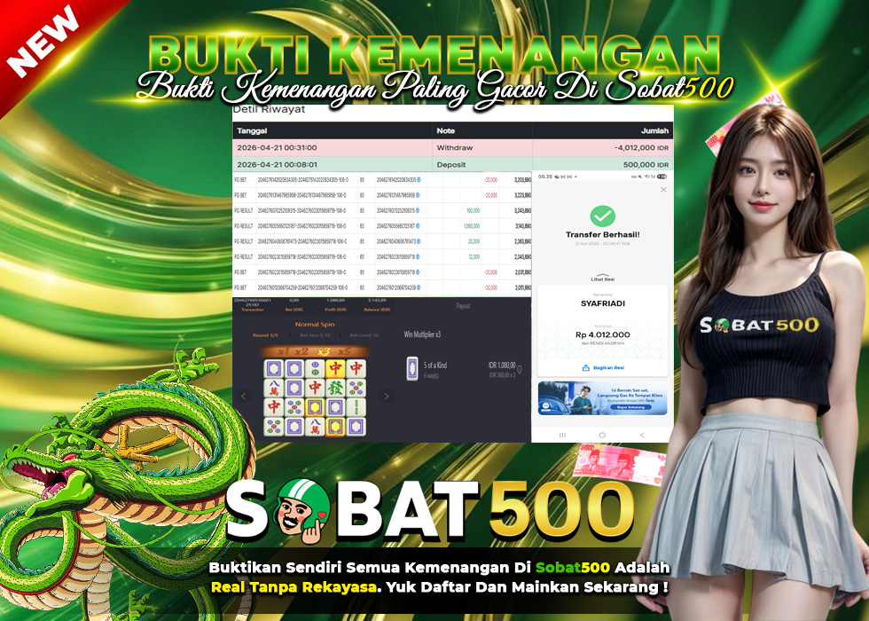 BUKTI JACKPOT SLOT MAHJONG WAYS TERPERCAYA DI INDONESIA TGL 21-04-2026