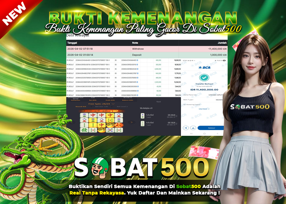 BUKTI JACKPOT SLOT MAHJONG WAYS TERPERCAYA DI INDONESIA TGL 02-04-2026