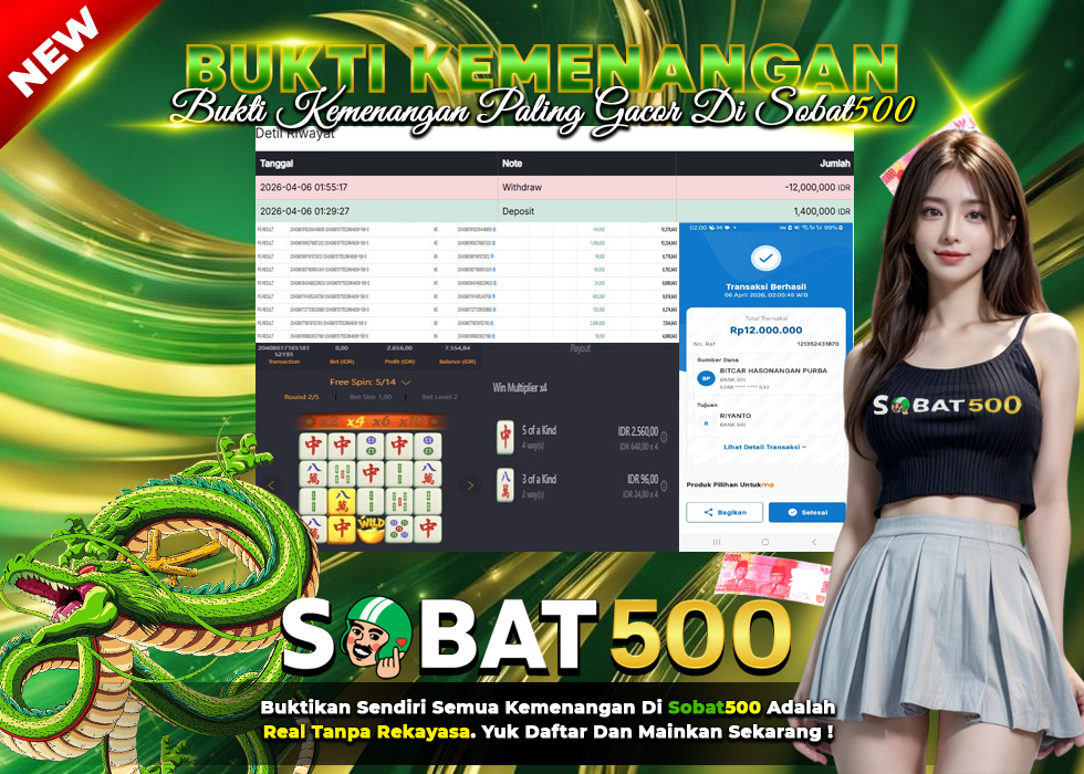 BUKTI JACKPOT SLOT MAHJONG WAYS TERPERCAYA DI INDONESIA TGL 06-04-2026