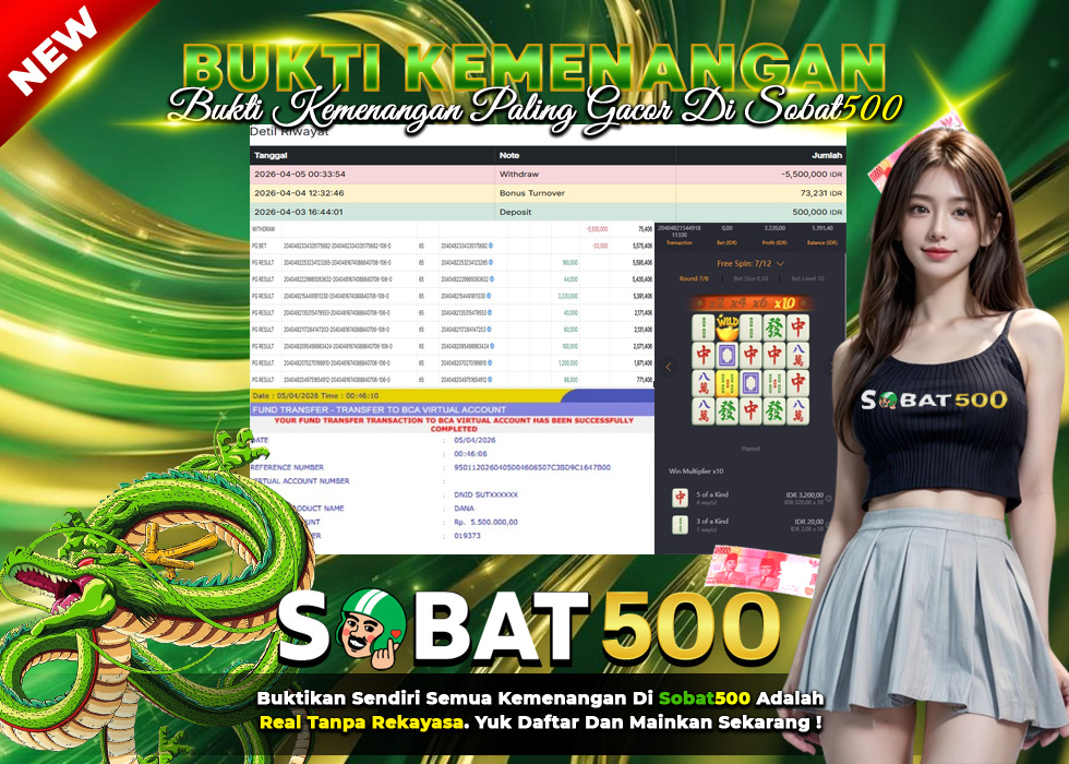 BUKTI JACKPOT SLOT MAHJONG WAYS TERPERCAYA DI INDONESIA TGL 05-04-2026
