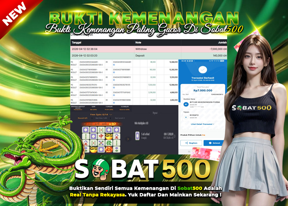 BUKTI JACKPOT SLOT MAHJONG WAYS TERPERCAYA DI INDONESIA TGL 12-04-2026