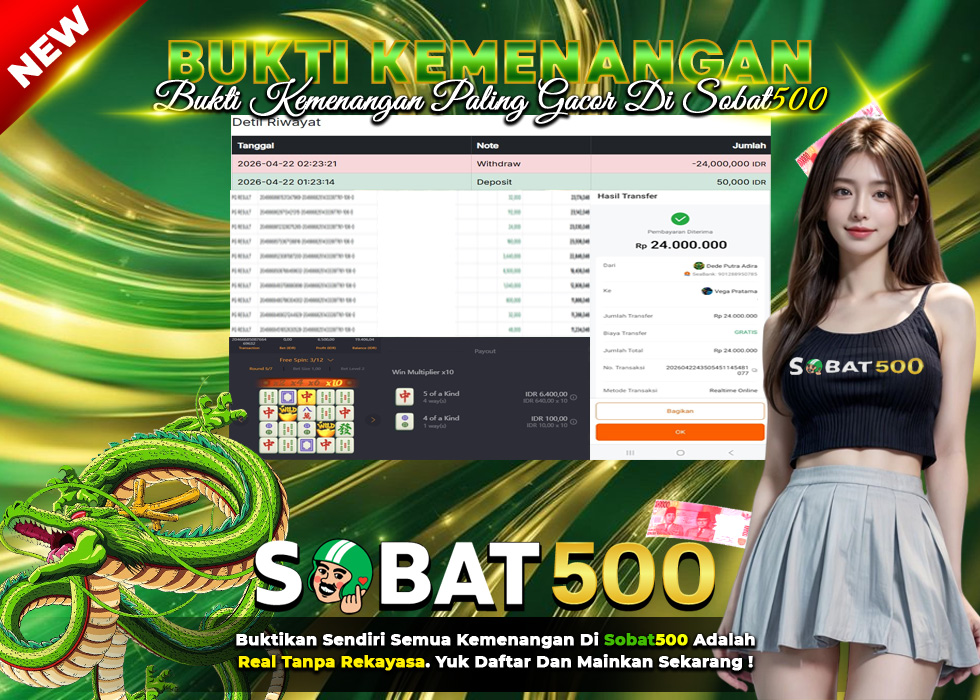 BUKTI JACKPOT SLOT MAHJONG WAYS TERPERCAYA DI INDONESIA TGL 22-04-2026